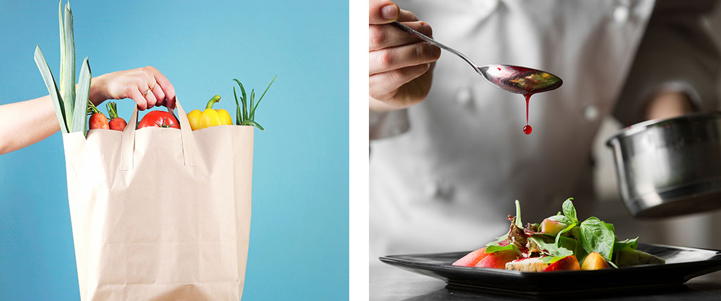 Food from purchase to table