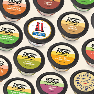 Epicurean Flavored Butter in Individual Servings